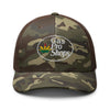 Image of Gas Pro Shops Camouflage trucker hat, generation filth