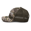 Image of Camouflage trucker hat that says Pedo lives dont matter