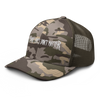 Image of Camouflage trucker hat that says Pedo lives dont matter