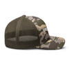 Image of Camouflage trucker hat that says Pedo lives dont matter