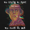 Image of Hunter S. Thompson "Too Weird To Live, Too Rare To Die" Graphic Hoodie - Gonzo Vibes